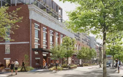 Render of Elders Woolstores Development