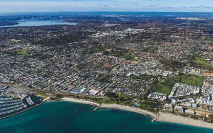 Aerial image of South Fremantle