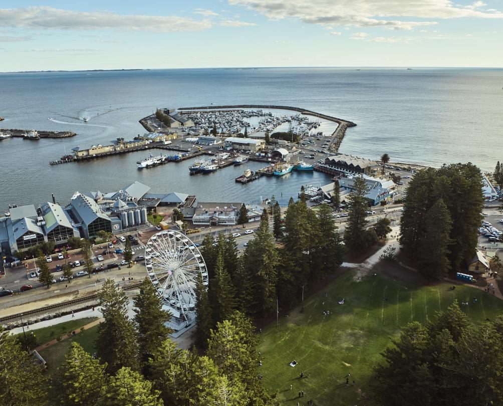 Aerial view of Fremantle