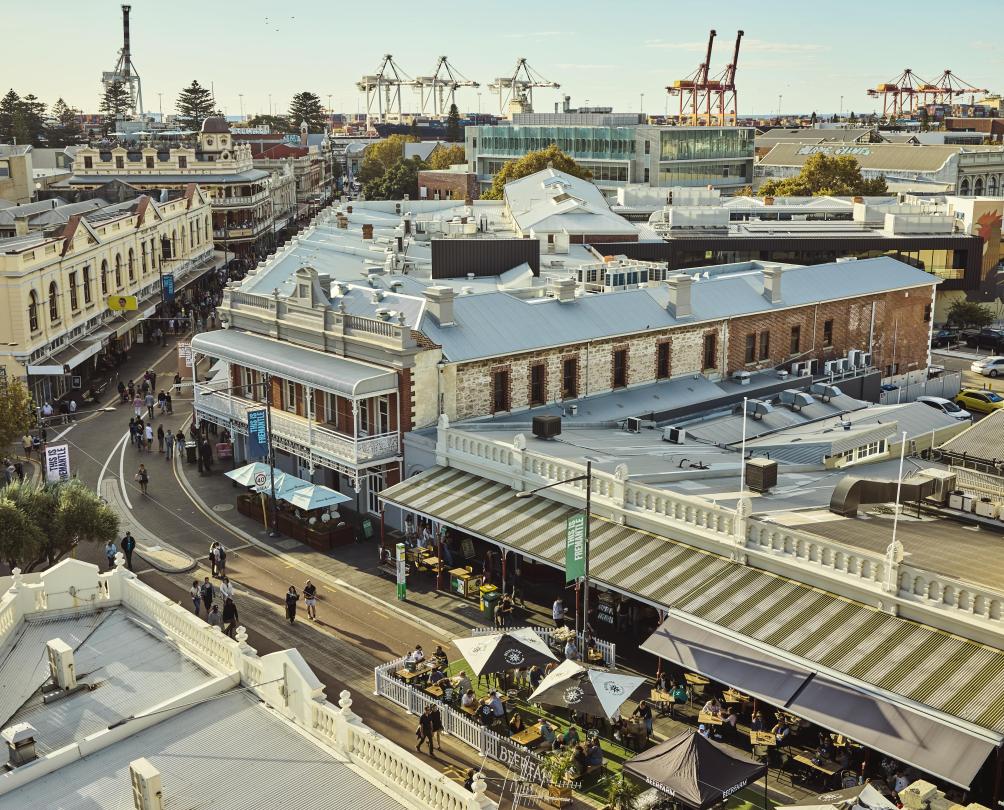 Aerial view of Fremantle