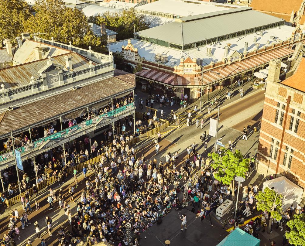 Aerial view of Fremantle