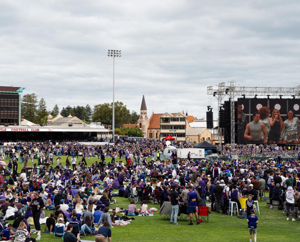 the Fremantle Oval on Grand Final Day 2026